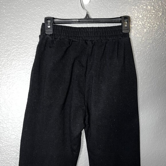 Kids Jordan Black Fleece Joggers Sweatpants Logo Adjustable Waist - Picture 5 of 7